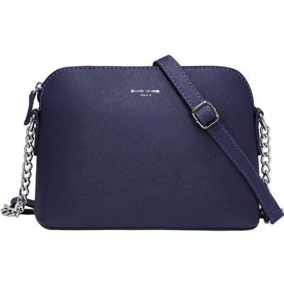 David Jones - Petit Sac Bandoulière Femme - Sac à Main Chaîne Porté Epaule - Besace Sacoche Cuir PU Pochette Soirée Mode - Bleu Bleu - Publicité David Jones - Petit Sac Bandoulière Femme - Sac à Main Chaîne Porté Epaule - Besace Sacoche Cuir PU Pochette Soirée Mode - Bleu Bleu - Publicité