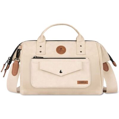 Sac à main - CABAIA - Adventurer Nubuck Crossbody L - Beige (Andenne) - 92 L - Bandoulière amovible réglable Beige - Publicité Sac à main - CABAIA - Adventurer Nubuck Crossbody L - Beige (Andenne) - 92 L - Bandoulière amovible réglable Beige - Publicité
