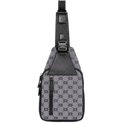 Chabrand Sac Body Icone Toile Gris Gris - Publicité Chabrand Sac Body Icone Toile Gris Gris - Publicité