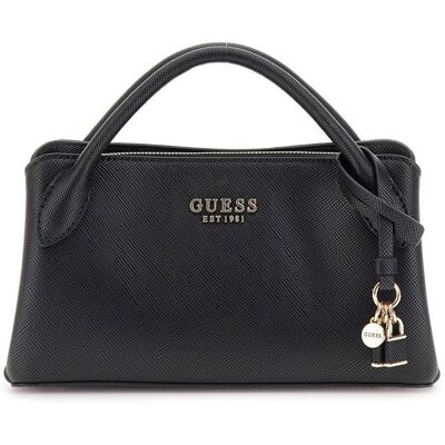 GUESS Sac à main noir pour femme - Fedana Small Girlfriend Satchel 298800 Noir - Publicité GUESS Sac à main noir pour femme - Fedana Small Girlfriend Satchel 298800 Noir - Publicité