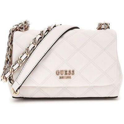 Sac à épaule - GUESS - Tamsin Convertible - Blanc - 100% polyuréthane - 25x12x7 cm Blanc - Publicité Sac à épaule - GUESS - Tamsin Convertible - Blanc - 100% polyuréthane - 25x12x7 cm Blanc - Publicité