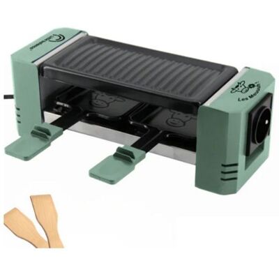 Little Balance Appareil à raclette 4 personnes 320w - 8949 Vert - Publicité Little Balance Appareil à raclette 4 personnes 320w - 8949 Vert - Publicité