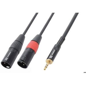 PD Connex CX70-3 - Câble Haute Qualité 2 × XLR mâle à 35 mm - Publicité PD Connex CX70-3 - Câble Haute Qualité 2 × XLR mâle à 35 mm - Publicité
