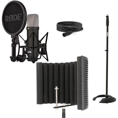 RØDE Rode NT1 Signature Black - BAX advised set - studio vocal - Publicité RØDE Rode NT1 Signature Black - BAX advised set - studio vocal - Publicité