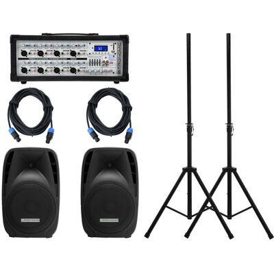Pronomic StagePower PM83-PH12 Set PA Mobile - Publicité Pronomic StagePower PM83-PH12 Set PA Mobile - Publicité
