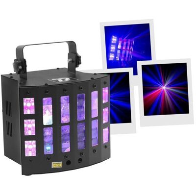 BoomTone DJ - DerbyFX 4in1 - 9 LEDs RGBWAPY - Publicité BoomTone DJ - DerbyFX 4in1 - 9 LEDs RGBWAPY - Publicité