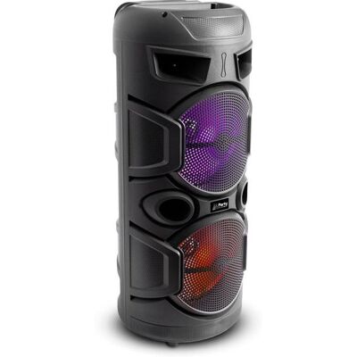 SANS Ibiza PLUTON Enceinte Bluetooth Batterie 300W TWS Micro USB FM Effets Led - Publicité SANS Ibiza PLUTON Enceinte Bluetooth Batterie 300W TWS Micro USB FM Effets Led - Publicité