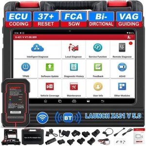 Valise diagnostic voiture - LAUNCH - X431 PRO V5.0 - Multimarques OBD2 - 37+ fonctions spéciales - Codage ECU / ADAS - Publicité Valise diagnostic voiture - LAUNCH - X431 PRO V5.0 - Multimarques OBD2 - 37+ fonctions spéciales - Codage ECU / ADAS - Publicité