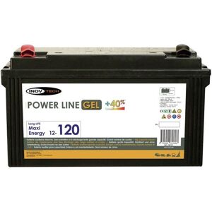 ELEKTRON Batterie Auxiliaire Power Line Gel 120 A Noir - Publicité ELEKTRON Batterie Auxiliaire Power Line Gel 120 A Noir - Publicité