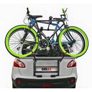 OMAC MENABO Porte-vélos sur Hayon pour Peugeot 206 1998-2009 2 Vélos Blanc - Publicité OMAC MENABO Porte-vélos sur Hayon pour Peugeot 206 1998-2009 2 Vélos Blanc - Publicité