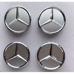Audi 4x caches moyeu argent 75 mm Trident pour Mercedes-Benz ABS – lot de 4 Gris - Publicité Audi 4x caches moyeu argent 75 mm Trident pour Mercedes-Benz ABS – lot de 4 Gris - Publicité