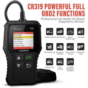 LAUNCH Valise Diagnostic Auto CR319 OBD2 Scanner Effacer le code derreur - Multimarque- En français - Publicité LAUNCH Valise Diagnostic Auto CR319 OBD2 Scanner Effacer le code derreur - Multimarque- En français - Publicité
