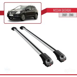 APLINE Compatible avec Nissan Qashqai (J10) Pre-Facelift 2007-2009 ACE-1 Barres de Toit Railing Porte-Bagages de Voiture Gris Alu 2 Barres Gris - Publicité APLINE Compatible avec Nissan Qashqai (J10) Pre-Facelift 2007-2009 ACE-1 Barres de Toit Railing Porte-Bagages de Voiture Gris Alu 2 Barres Gris - Publicité