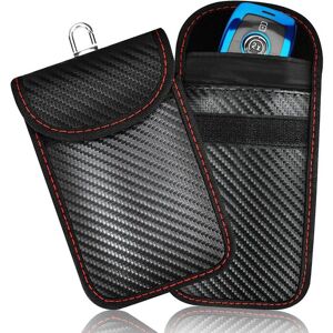 AVEKI Pochette Faraday améliorée pour porte-clés (lot de 2) protection Faraday premium pour porte-clés – blocage du signal RFID de voitt - Publicité AVEKI Pochette Faraday améliorée pour porte-clés (lot de 2) protection Faraday premium pour porte-clés – blocage du signal RFID de voitt - Publicité