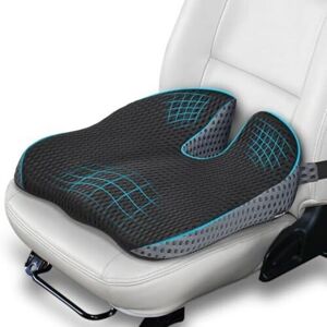 FRAVONIX Coussin Voiture Conducteur - Coussin Siège Voiture Rehausseur Adulte en Mousse Mémoire - Coussin Chaise Bureau Anti-Glissant pour - Publicité FRAVONIX Coussin Voiture Conducteur - Coussin Siège Voiture Rehausseur Adulte en Mousse Mémoire - Coussin Chaise Bureau Anti-Glissant pour - Publicité