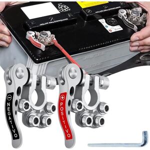 Connecteurs Borne De Batterie - Non spécifié - 12V - Alliage de Zinc - Résistance à la Corrosion - 2 Pièces - Publicité Connecteurs Borne De Batterie - Non spécifié - 12V - Alliage de Zinc - Résistance à la Corrosion - 2 Pièces - Publicité