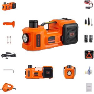 Cric Hydraulique Électrique-Duoku-5 Tonnes-pour Sol de Voiture 12 V-avec Clé à Chocs et Pompe de Gonflage - Publicité Cric Hydraulique Électrique-Duoku-5 Tonnes-pour Sol de Voiture 12 V-avec Clé à Chocs et Pompe de Gonflage - Publicité