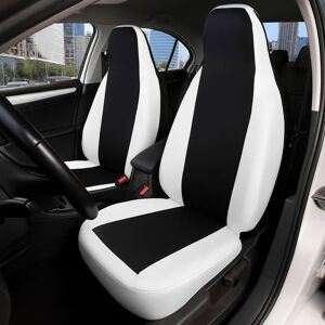 Rebeca Shop - Housses de siège de voiture universelles paire avant en Polycoton pour Up Noir/Blanc Blanc - Publicité Rebeca Shop - Housses de siège de voiture universelles paire avant en Polycoton pour Up Noir/Blanc Blanc - Publicité
