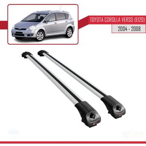 APLINE Compatible avec Toyota Corolla Verso (E120) 2004-2008 Barres de Toit ACE-1 Railing Porte-Bagages de voiture GRIS Gris - Publicité APLINE Compatible avec Toyota Corolla Verso (E120) 2004-2008 Barres de Toit ACE-1 Railing Porte-Bagages de voiture GRIS Gris - Publicité