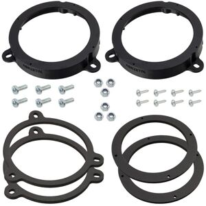 AERZETIX Kit de 2 Adaptateurs/Supports de Haut-parleurs Ø130mm portières Avant et arrière Compatible avec Dacia Sandero Logan Noir - Publicité AERZETIX Kit de 2 Adaptateurs/Supports de Haut-parleurs Ø130mm portières Avant et arrière Compatible avec Dacia Sandero Logan Noir - Publicité