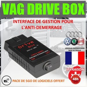 Interface VAG DRIVE BOX - BOSCH - Désactivation Anti-Démarrage - Compatible Audi Seat Skoda Volkswagen - Noir - Publicité Interface VAG DRIVE BOX - BOSCH - Désactivation Anti-Démarrage - Compatible Audi Seat Skoda Volkswagen - Noir - Publicité