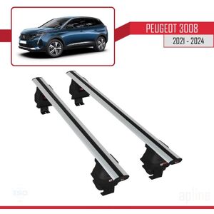 Barres de toit - ACE-4 - Compatible Peugeot 3008 - Aluminium - Gris - Charge utile < 300 kg Gris - Publicité Barres de toit - ACE-4 - Compatible Peugeot 3008 - Aluminium - Gris - Charge utile < 300 kg Gris - Publicité