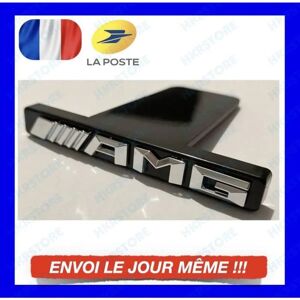 Insigne Logo AMG de calandre Pour Mercedes CHROME Emblème Blanc - Publicité Insigne Logo AMG de calandre Pour Mercedes CHROME Emblème Blanc - Publicité