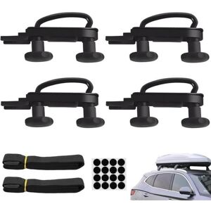 Kit de montage pour coffre de toit - Universel - 4 Boulons U - Acier Galvanisé - Blanc Blanc - Publicité Kit de montage pour coffre de toit - Universel - 4 Boulons U - Acier Galvanisé - Blanc Blanc - Publicité