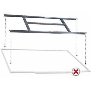 Kit installation pour plancher - Kit plancher pour abri de jardin Trigano de 429 m² Blanc - Publicité Kit installation pour plancher - Kit plancher pour abri de jardin Trigano de 429 m² Blanc - Publicité