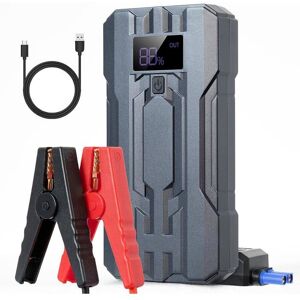 TANDE Booster Batterie Portable Jump Starter Démarrage de Voiture avec Grand Écran LCD12V Jump Starter avec Lamp LEDQuickCharge - Publicité TANDE Booster Batterie Portable Jump Starter Démarrage de Voiture avec Grand Écran LCD12V Jump Starter avec Lamp LEDQuickCharge - Publicité