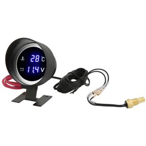 Zerone Jauge de température deau de voiture Jauge de température deau numérique ronde Voltmètre LED DC 9V‑36V avec lumière - Publicité Zerone Jauge de température deau de voiture Jauge de température deau numérique ronde Voltmètre LED DC 9V‑36V avec lumière - Publicité