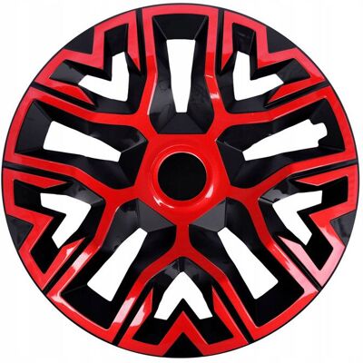 Enjoliveurs universels 16 NRM The Best Bicolor rouge/noir 4 pièces Rouge - Publicité Enjoliveurs universels 16 NRM The Best Bicolor rouge/noir 4 pièces Rouge - Publicité
