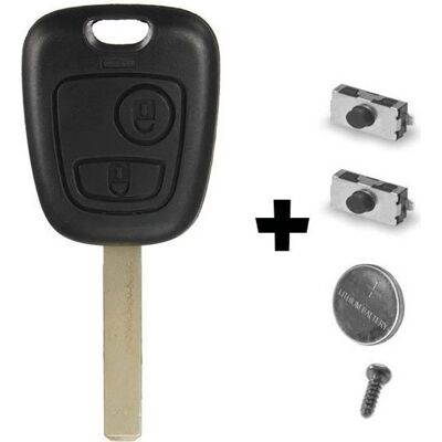 CLE PLIP compatible pour Citroen C1 C2 C3 C4 C5 C6 C8 Xsara Saxo Berlingo KIT + 2 Switch Coque TELECOMMANDE @Pro-Plip - Publicité CLE PLIP compatible pour Citroen C1 C2 C3 C4 C5 C6 C8 Xsara Saxo Berlingo KIT + 2 Switch Coque TELECOMMANDE @Pro-Plip - Publicité