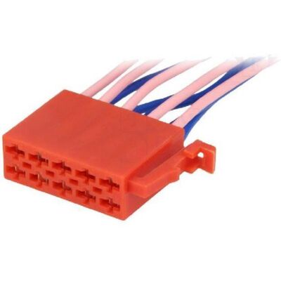 Fiche Autoradio ISO 10PIN - ADNAUTO - Connecteur Universel - 10 Broches - Rouge Rouge - Publicité Fiche Autoradio ISO 10PIN - ADNAUTO - Connecteur Universel - 10 Broches - Rouge Rouge - Publicité