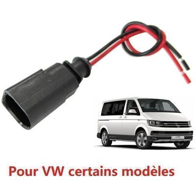 AUTOXBERT Connecteur mâle capteur de frein 2 broches VW Réf: 1J0973802 avec fil Pour VW Golf/Passat/Tiguan/Touareg - Publicité AUTOXBERT Connecteur mâle capteur de frein 2 broches VW Réf: 1J0973802 avec fil Pour VW Golf/Passat/Tiguan/Touareg - Publicité