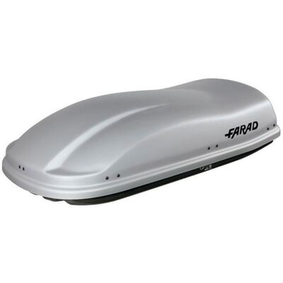 Farad - Marlin F3 400L - Gris Satiné - Coffre de toit - Publicité Farad - Marlin F3 400L - Gris Satiné - Coffre de toit - Publicité