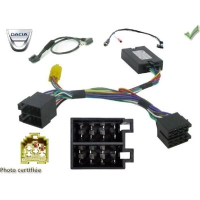 Interface Cde au volant - ADNAUTO - ADN-CAVDC01PI - Dacia Duster/Logan/Sandero 10-12 - ISO - Pioneer Noir - Publicité Interface Cde au volant - ADNAUTO - ADN-CAVDC01PI - Dacia Duster/Logan/Sandero 10-12 - ISO - Pioneer Noir - Publicité