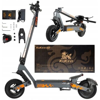 Kukirin G2 - 2026 Scooter électrique - Pneus 10 pouces - Moteur 800 W - Batterie 48 V 156Ahautonomie 55 km - Écran tactile. Noir - Publicité Kukirin G2 - 2026 Scooter électrique - Pneus 10 pouces - Moteur 800 W - Batterie 48 V 156Ahautonomie 55 km - Écran tactile. Noir - Publicité