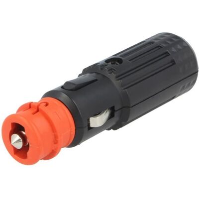 Prise Allume-cigare Male - ADNAUTO - 12V/15A - Avec LED - Universel - Noir Noir - Publicité Prise Allume-cigare Male - ADNAUTO - 12V/15A - Avec LED - Universel - Noir Noir - Publicité