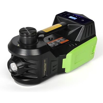 Kit de cric de voiture 4 en 1 12 V 5 T cric électrique pour berlines SUV cric hydraulique au sol - Publicité Kit de cric de voiture 4 en 1 12 V 5 T cric électrique pour berlines SUV cric hydraulique au sol - Publicité