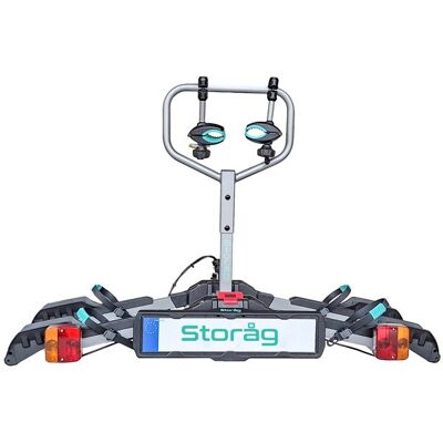 STORAG E-DUO porte-vélos 2 vélos électriques Gris - Publicité STORAG E-DUO porte-vélos 2 vélos électriques Gris - Publicité