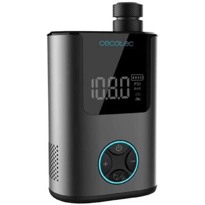 Cecotec Compresseur dair portable pompe à air électrique compacte pour vélo moto voiture et ballons Mini Air Max Noir - Publicité Cecotec Compresseur dair portable pompe à air électrique compacte pour vélo moto voiture et ballons Mini Air Max Noir - Publicité
