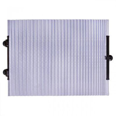 Pare-soleil auto AMiO - 155x70cm - Aluminium et PE durables - Publicité Pare-soleil auto AMiO - 155x70cm - Aluminium et PE durables - Publicité