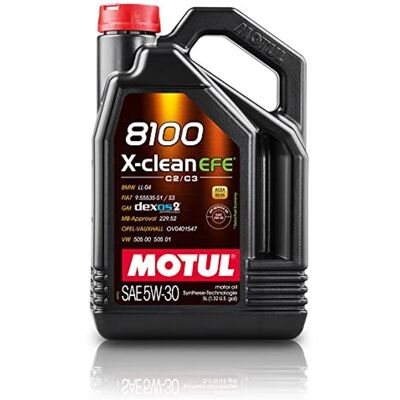 Motul 8100 X-CLEAN EFE 5W-30 5L - huile moteur - Publicité Motul 8100 X-CLEAN EFE 5W-30 5L - huile moteur - Publicité