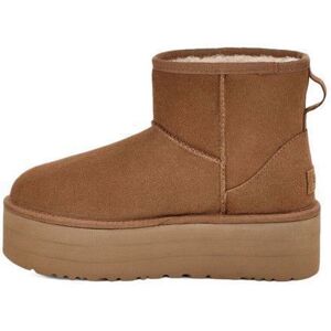 adidas Originals Botte UGG CLASSIC MINI PLATFORM - Marron - Tige en daim - UGGplush™ 17 mm 80 % laine recyclée Marron - Publicité adidas Originals Botte UGG CLASSIC MINI PLATFORM - Marron - Tige en daim - UGGplush™ 17 mm 80 % laine recyclée Marron - Publicité