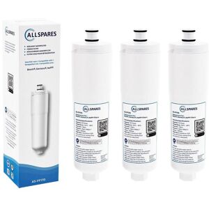 AllSpares Filtre à eau (3x) de Réfrigérateur pour Bosch / Siemens / Neff CS-52 Blanc - Publicité AllSpares Filtre à eau (3x) de Réfrigérateur pour Bosch / Siemens / Neff CS-52 Blanc - Publicité