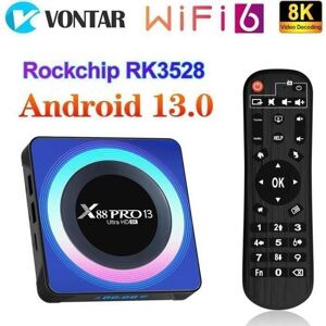 SOGIOL Android TV Box - X88 Pro - Android 13 - RK3528 - 4Go RAM/32Go EMMC - Publicité SOGIOL Android TV Box - X88 Pro - Android 13 - RK3528 - 4Go RAM/32Go EMMC - Publicité