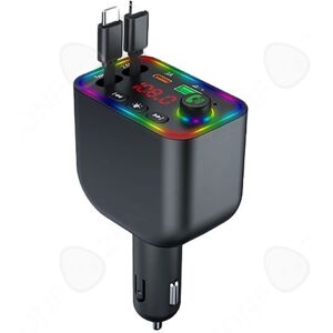 PEYSAITR C Transmetteur FM LED bluetooth FM de voiture charge rapide et port USB adaptateur bluetooth voiture chargeur voiture allume cigare - Publicité PEYSAITR C Transmetteur FM LED bluetooth FM de voiture charge rapide et port USB adaptateur bluetooth voiture chargeur voiture allume cigare - Publicité