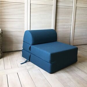 COTTON WOOD Chauffeuse convertible 1 place Coton - Bleu Canard Bleu - Publicité COTTON WOOD Chauffeuse convertible 1 place Coton - Bleu Canard Bleu - Publicité