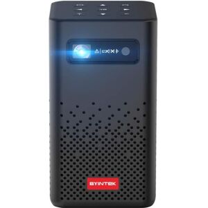 Mini projecteur portable - BYINTEK - P20 - Wi-Fi - Bluetooth - LED DLP avec batterie rechargeable Noir - Publicité Mini projecteur portable - BYINTEK - P20 - Wi-Fi - Bluetooth - LED DLP avec batterie rechargeable Noir - Publicité